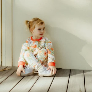 Banabae Poppy Floral Organic Cotton Leggings-Kids Back To Kindy | Apparel