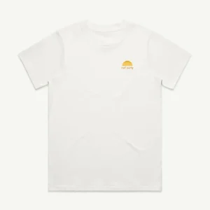 Banabae Rad Aunty Organic Cotton Longline Tee - Natural-Women Apparel