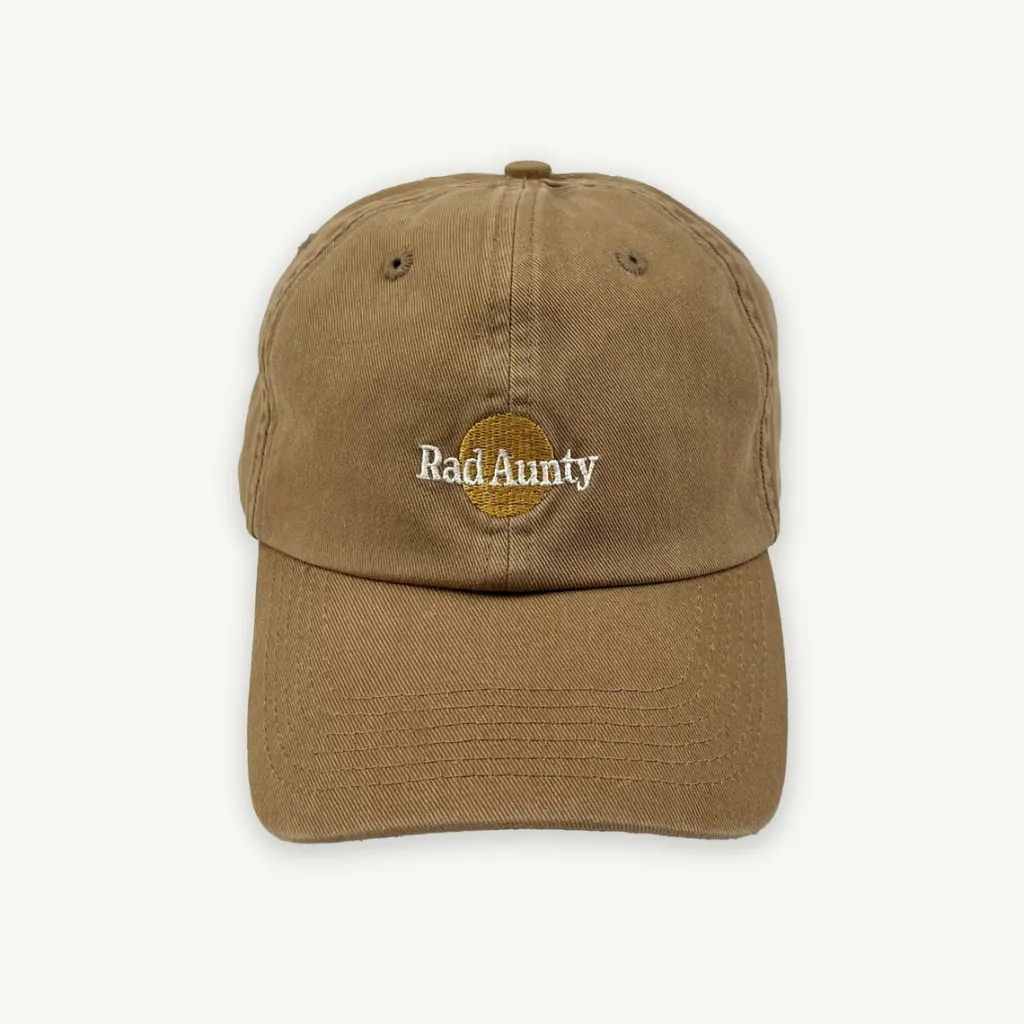 rad_aunty_washed_baseball_0.webp Banabae Rad Aunty Washed Baseball Cap - Desert Sand-Women Hats, Caps And Beanies