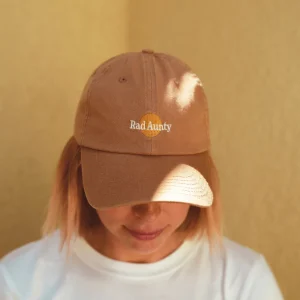 Banabae Rad Aunty Washed Baseball Cap - Desert Sand-Women Hats, Caps And Beanies