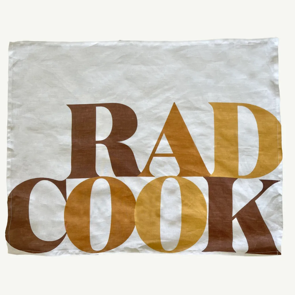 rad_cook__linen_tea_towel_0.webp Banabae Rad Cook 100% Linen Tea Towel- Kitchen