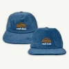Banabae Rad Dad and Rad Kid Cord Cap Bundle - Denim Blue-Kids Hats, Caps And Beanies