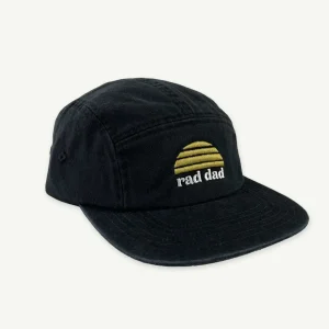 Banabae Rad Dad Cap - Washed Black- Hats, Caps And Beanies