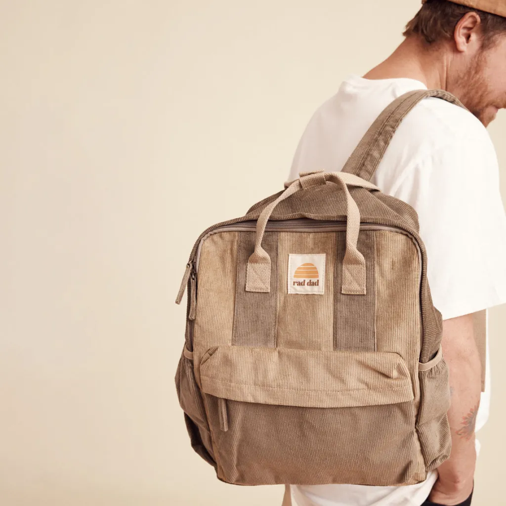 rad_dad_cord_back_pack__k_1.webp Banabae Rad Dad Cord Back Pack - Khaki- Men's Backpacks