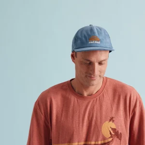 Banabae Rad Dad Cord Cap - Denim Blue- Hats, Caps And Beanies