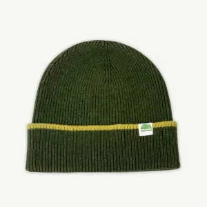 Banabae Rad Dad Organic Cotton Knit Beanie - Khaki- Hats, Caps And Beanies