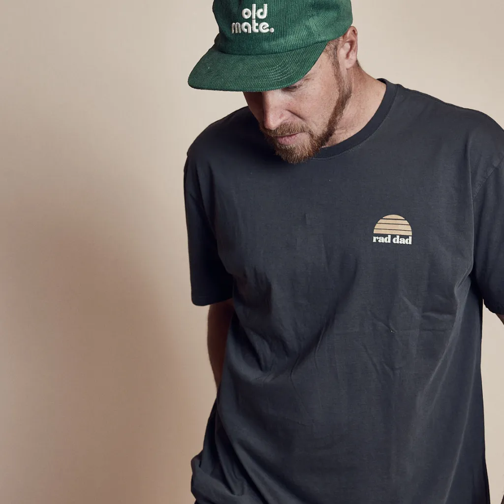 rad_dad_organic_cotton_te_1.webp Banabae Rad Dad Organic Cotton Tee - Washed Black- Apparel