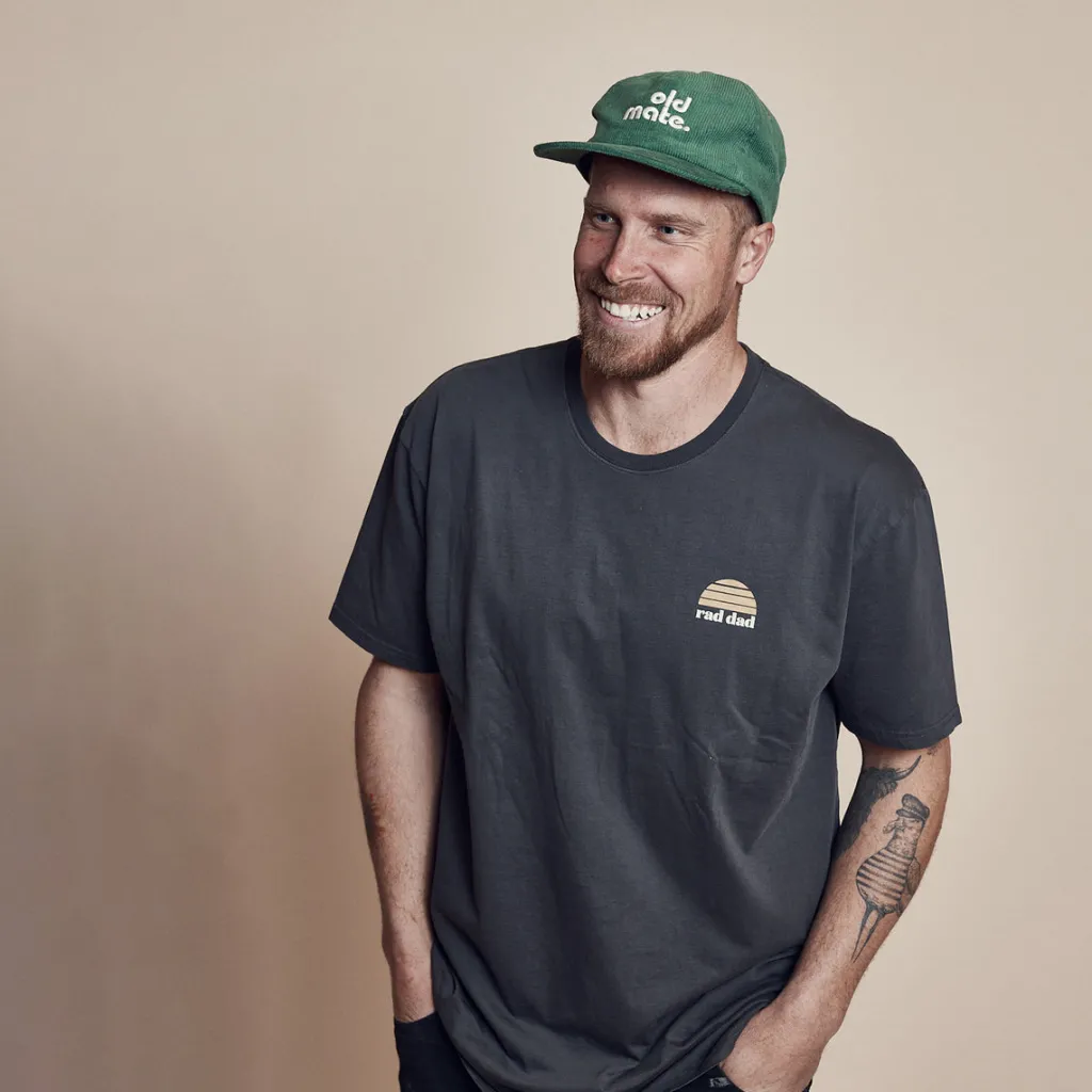 rad_dad_organic_cotton_te_2.webp Banabae Rad Dad Organic Cotton Tee - Washed Black- Apparel