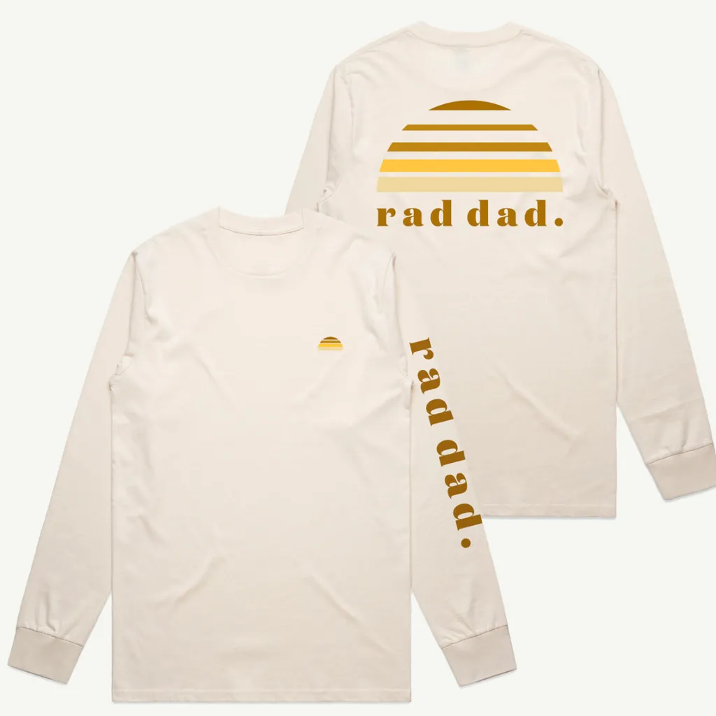 rad_dad_tonal_long_sleeve_0.webp Banabae Rad Dad Tonal Long Sleeve Tee - White- Apparel
