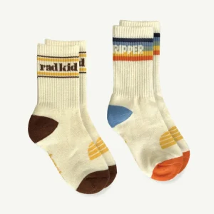 Banabae Rad Kid and Little Ripper Organic Cotton Sock Pack-Kids Back To Kindy | Socks