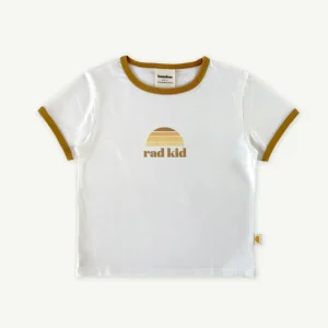 Banabae Rad Kid Classic Ringer Organic Cotton Tee-Kids Apparel