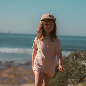 Banabae Rad Kid Mauve Ringer Tee-Kids Apparel