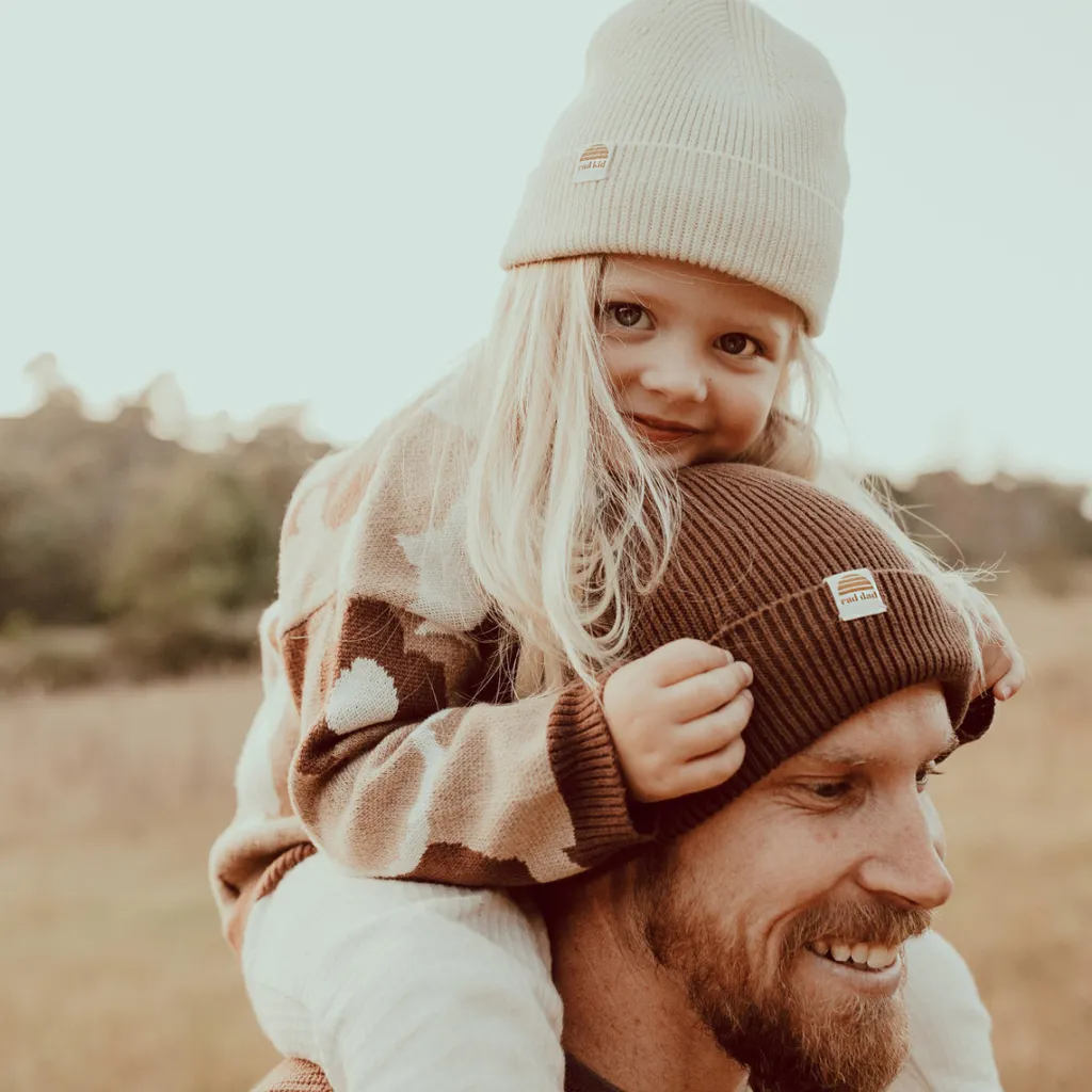 rad_kid_organic_cotton_be_1.webp Banabae Rad Kid Organic Cotton Beanie and Sock Bundle - Ecru-Kids Back To Kindy | Socks