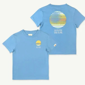 Banabae Rad Kid Organic Cotton Flow tee - Blue-Kids Back To Kindy | Apparel