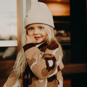 Banabae Rad Kid Organic Knit Beanie - Ecru-Kids Hats, Caps And Beanies | Hats