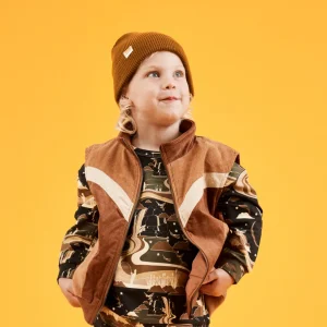 Banabae Rad Kid Organic Knit Beanie - Camel-Kids Hats, Caps And Beanies | Hats