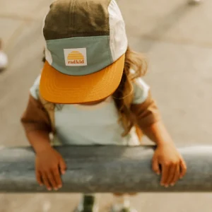 Banabae Rad Kid Spliced 5 Panel Cap - Khaki-Kids Hats, Caps And Beanies | Hats
