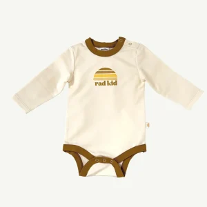 Banabae Rad Kid Stretch Long Sleeve Organic Cotton Onesie- Apparel