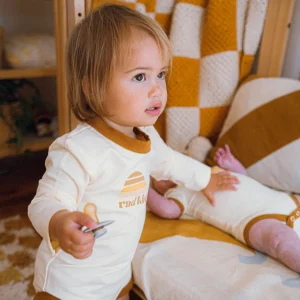Banabae Rad Kid Stretch Long Sleeve Organic Cotton Onesie- Apparel