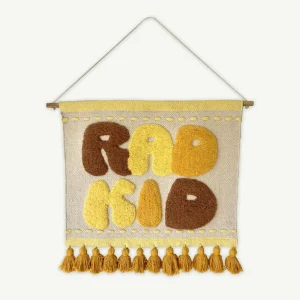 Banabae Rad Kid Tufted Wall Hanging-Kids Rugs And Wall Hangings | Kid's Bedding
