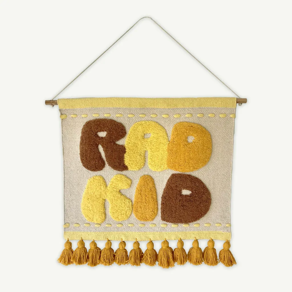 rad_kid_tufted_wall_hangi_0.webp Banabae Rad Kid Tufted Wall Hanging-Kids Rugs And Wall Hangings | Kid's Bedding