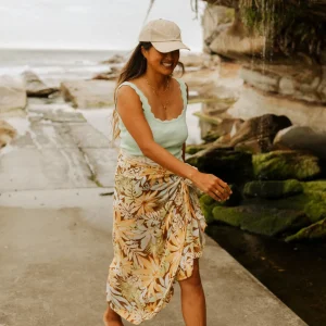 Banabae Rad Mama Cabana Floral Sarong and Bucket Hat Bundle-Women Hats, Caps And Beanies | Apparel