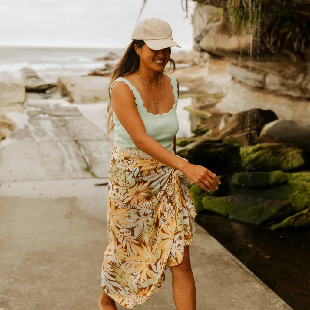 rad_mama_cabana_floral_sa_1.webp Banabae Rad Mama Cabana Floral Sarong and Bucket Hat Bundle-Women Hats, Caps And Beanies | Apparel