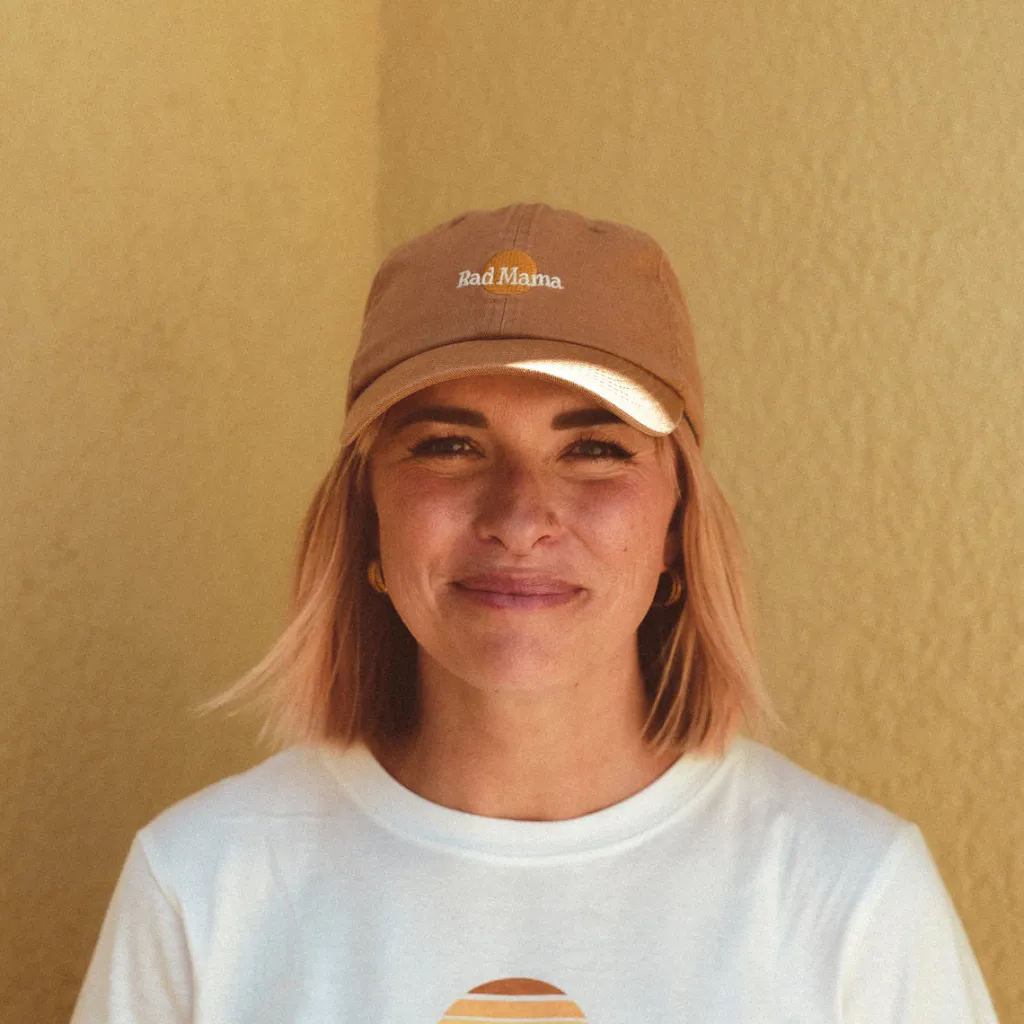 rad_mama_washed_baseball__2.webp Banabae Rad Mama Washed Baseball Cap - Desert Sand-Women Hats, Caps And Beanies