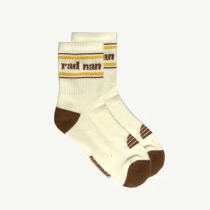 Banabae Rad Nan Organic Cotton Crew Sock Single - Natural-Women Socks
