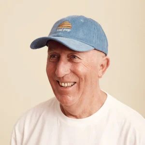 Banabae Rad Pop Cord Cap - Denim Blue- Hats, Caps And Beanies