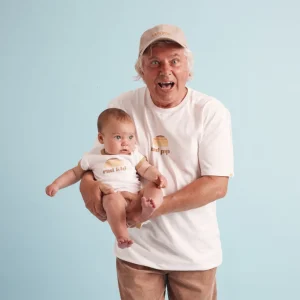 Banabae Rad Pop Organic Cotton Tee - Natural- Apparel