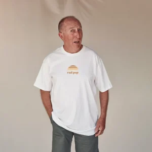 Banabae Rad Pop Organic Cotton Tee - Natural- Apparel