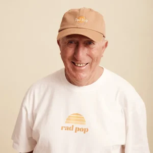 Banabae Rad Pop Washed Baseball Cap - Desert Sand- Hats, Caps And Beanies