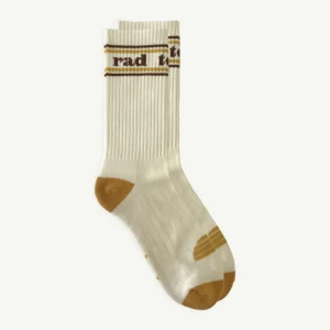 Banabae Rad Teacher Organic Cotton Crew Socks - Natural-Women Socks | Socks