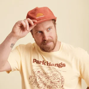 Banabae Rad Teacher Pinch Front Cap - Eco Red-Women Hats, Caps And Beanies | Hats, Caps And Beanies