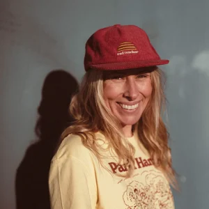 Banabae Rad Teacher Pinch Front Cap - Eco Red-Women Hats, Caps And Beanies | Hats, Caps And Beanies