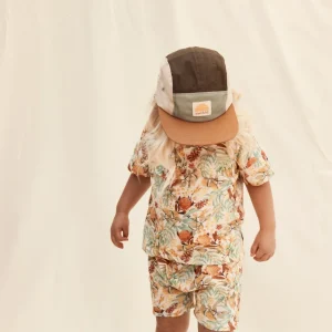 Banabae Rad Uncle and Rad Kid Spliced Khaki Five Panel Cap-Kids Hats, Caps And Beanies | Hats, Caps And Beanies