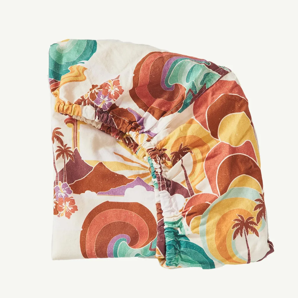 rainbow_slider_hemporgani_0.webp Banabae Rainbow Slider Hemp/Organic Cotton Bassinet Sheet/Changing Pad Cover- Fitted Bassinet Sheets / Change Pad Cover