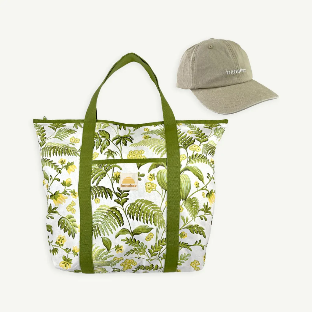 rainforest_beach_bag_and__0.webp Banabae Rainforest Beach Bag and Cap Bundle-Women Beach | Hats, Caps And Beanies