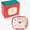 Banabae Retro Alarm Clock - Red-Kids Books, Toys & Games