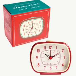 Banabae Retro Alarm Clock - Red-Kids Books, Toys & Games
