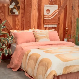 Banabae Retrograde Flax Linen Quilt Cover- Adults Bedding