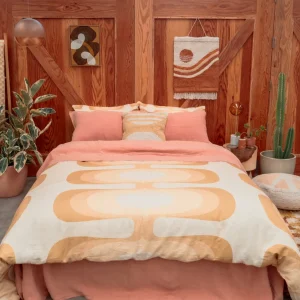 Banabae Retrograde Flax Linen Quilt Cover- Adults Bedding