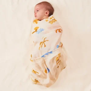 Banabae Salty Soul Bamboo / Organic Cotton Swaddle- Swaddles