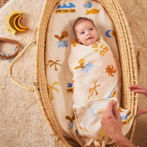 Banabae Salty Soul Bamboo / Organic Cotton Swaddle- Swaddles