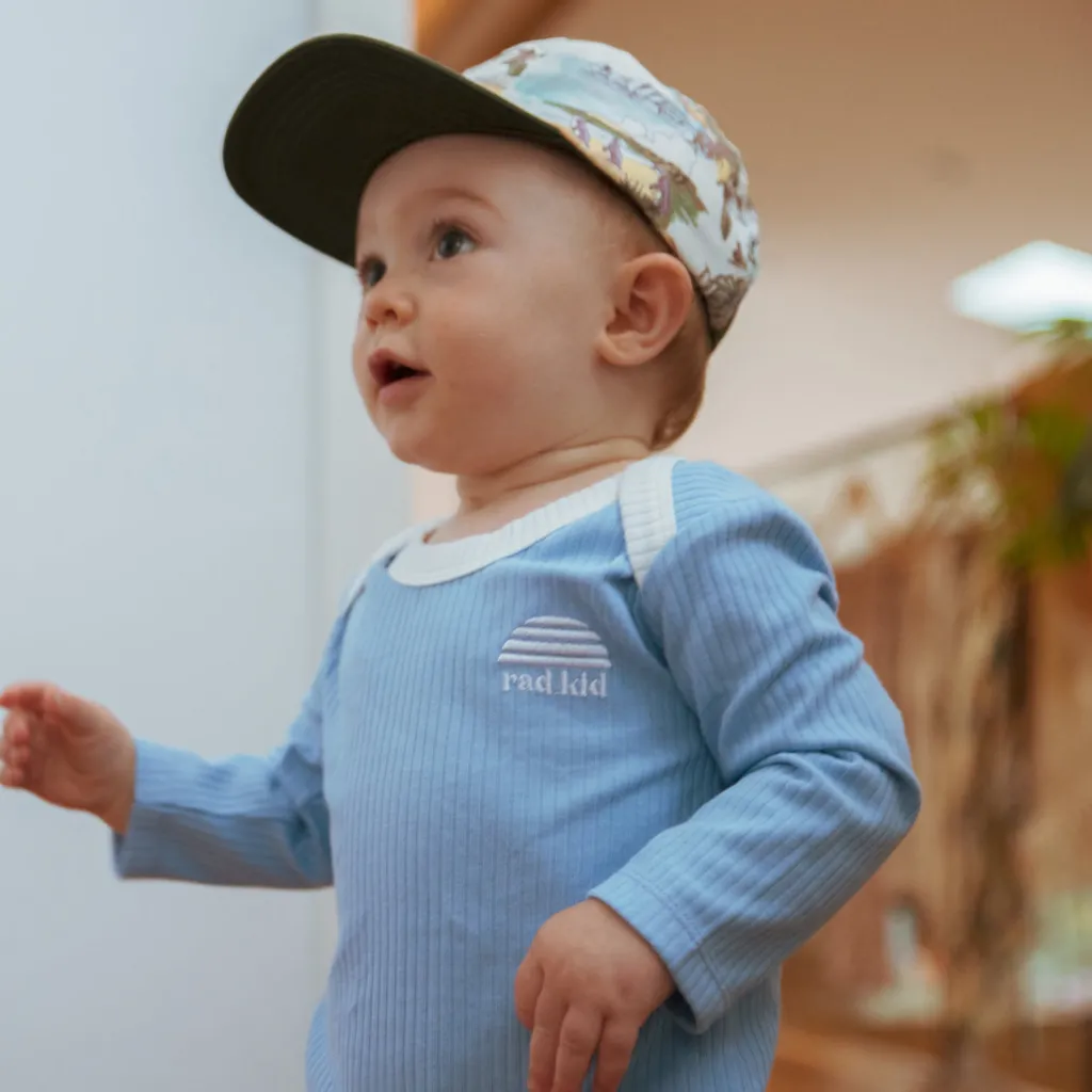 sky_blue_ribbed_organic_c_1.webp Banabae Sky Blue Ribbed Organic Cotton Long Sleeve Onesie- Apparel