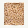 Banabae Stencil Flora Flax Linen Flat Sheet-Kids Kid's Bedding | Kid's Bedding
