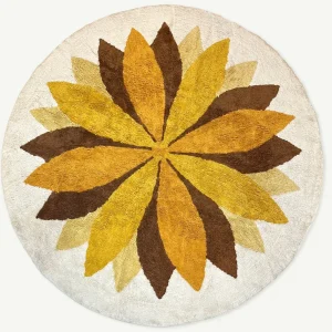 Banabae Sunflower Tufted Round Rug - Large-Kids Rugs And Wall Hangings | Adults Bedding