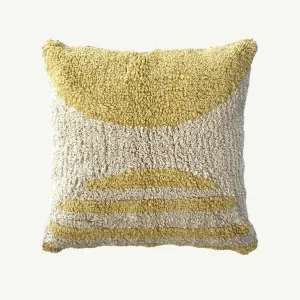 Banabae Sunrise Loop Back Cushion - Yellow-Kids Cushions And Blankets | Adults Bedding