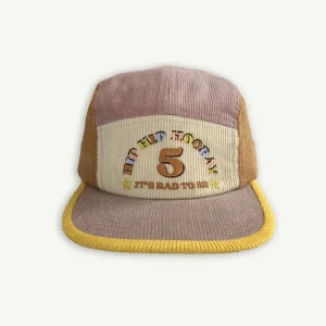 Banabae 5th Birthday Cord Cap - Musk Spliced-Kids The Birthday Collection | Hats, Caps And Beanies